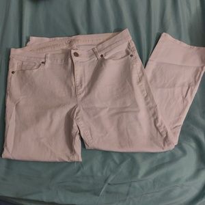 LOFT modern kick crop jeans